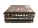 three dvds stacked on top of each other on a white surface
