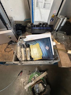 a picture of a box of tools on the floor