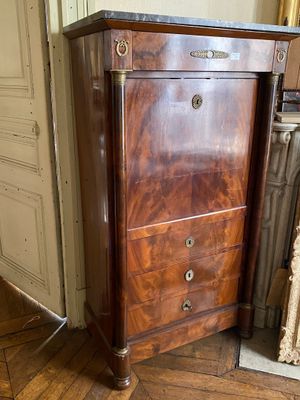 an image of a dresser in a room with wood floors
