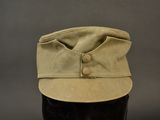 an image of a khaki hat on a mannequin head