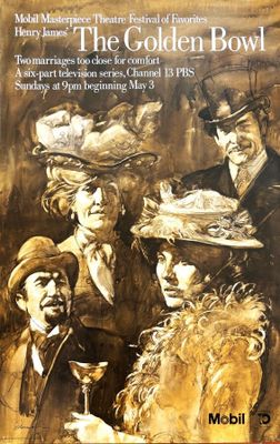 Burton Silverman (1928-) - The Golden Bowl, Le Bol d'Or.