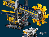 two legos that are sitting next to each other on a blue background