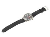 an image of a watch with a black strap on a white background
