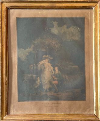Reproduction intitulée "Heure et malheur" ou "cruche cassée"…