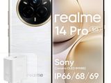 the realme 4 pro smartphone with a charger and charger
