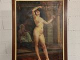 une image représentant un tableau représentant une femme nue sur un chevalet