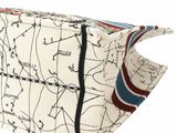an image of a toilet bag with a map on it