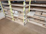 many shelves in the store with many items on them