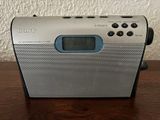 a small radio that is sitting on a table