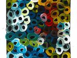 une photo d'une photo d'un tableau représentant un ensemble de cercles