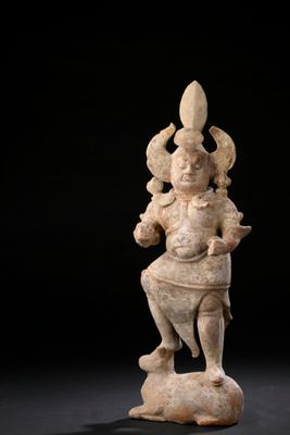 an image of a statue of a man holding a sword