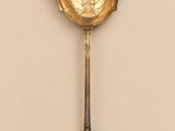 a spoon that is sitting on a table
