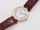 cartier an 18ct gold manual wind wristwatch