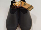 Chaussures sans lacets Clarks pour homme, en cuir noir, taille 9,5