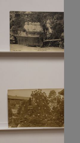 Felletin : Lot de 2cpa, dont 1 carte-photo (Chars). T.B.E.