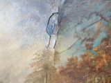 a picture of a painting on the wall of a room