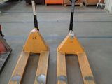 two pallets that are sitting on the floor