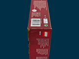 a red box that has a toothbrush inside of it