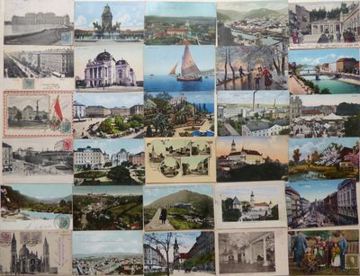 de nombreuses photos différentes d'une ville où l'on voit beaucoup de bâtiments