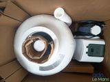 a picture of a box with a blower and other items in it