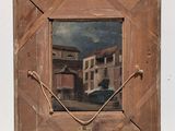 a picture of a painting hanging on a wall