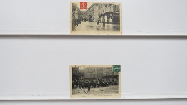 Aubusson : Lot de 2cpa Inondations 1911. B.E.