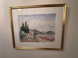 a picture of a painting hanging on the wall