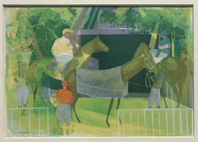 Camille HILAIRE (1916-2004) Paddock