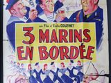 a poster for the movie 3 marines en bordere