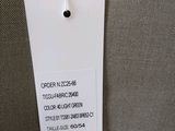 a picture of a label on a jacket that says order