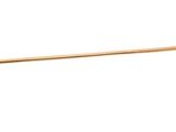 a gold plated stick with a gold ball on it