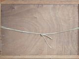 a picture of a piece of wood with a rope on it