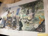 une image d'une peinture sur une feuille de papier