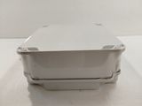a white box that is sitting on a table