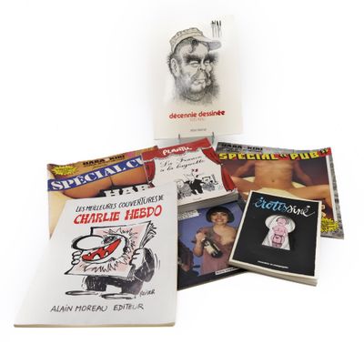 Lot Presse BD Satirique 7 vols.