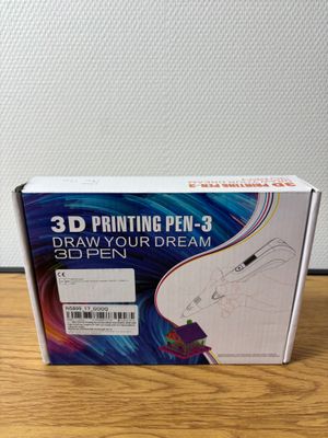Crayon 3D bleu, avec son câble d'alimentation, neuf