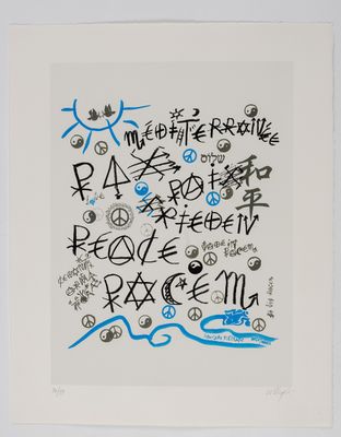 Jacques VILLEGLE (1926-2022) : Méditérranéennes pour la paix…