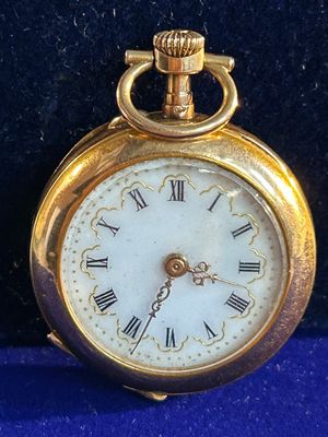 Montre à gousset en or 18 carats 750/1000° poinçon tête d'ai…