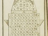someone is holding a book with a picture of a pyramid on it