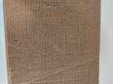 a piece of burlock on a table cloth