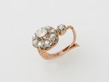 a gold and diamond ring