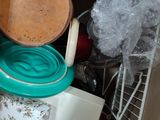 a box full of items that are sitting in it