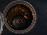 a close up view of a clock with a clock face
