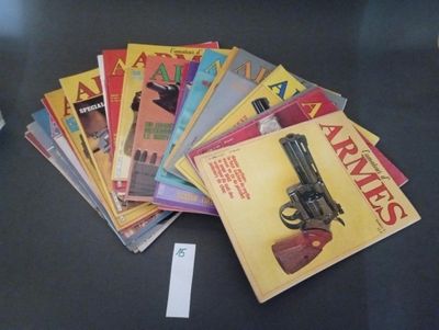 L’Amateur des armes. Lot de 20 numéros 1, 2, 3, 4, 5, 6, 7, …