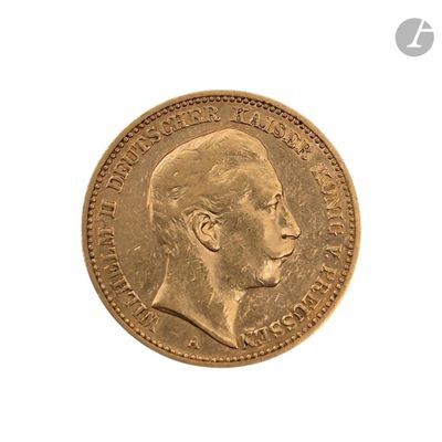 l'image d'une pièce d'or sur laquelle figure le visage d'un homme