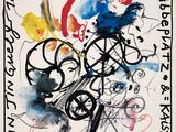une image représentant une peinture d'un vélo sur fond blanc