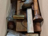 a box full of items that are sitting on a table