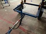 an image of a trailer being worked on in a garage