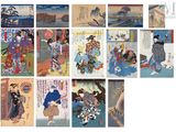 de nombreuses représentations différentes de femmes dans l'art traditionnel japonais