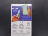 someone is holding a toothbrush and a cell phone in their hand